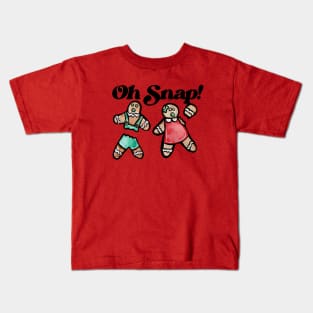 Oh Snap Gingerbread Cookies Kids T-Shirt